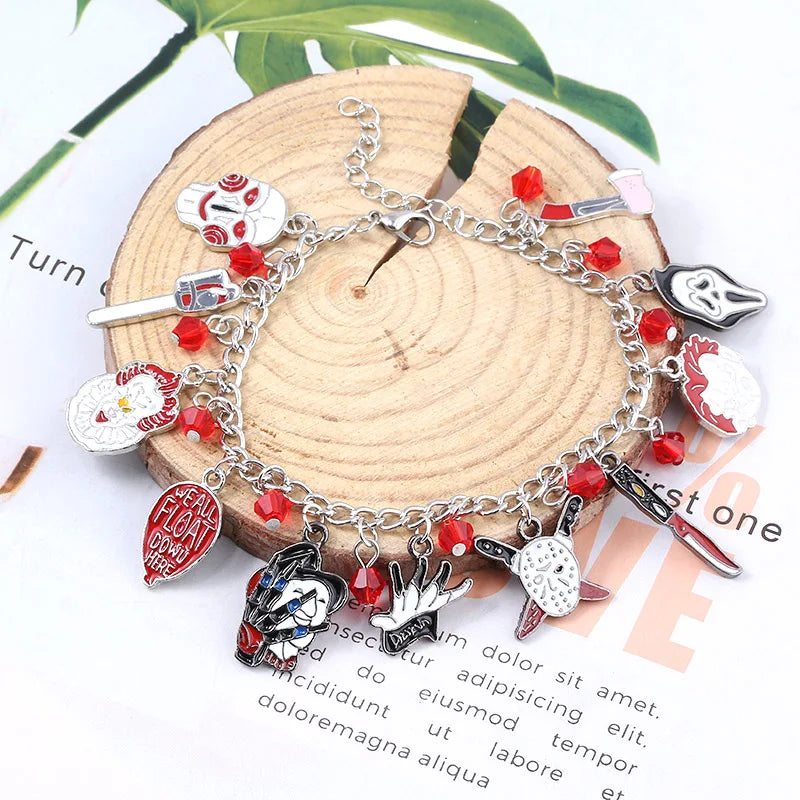 Bloody Horror Charm Bracelet