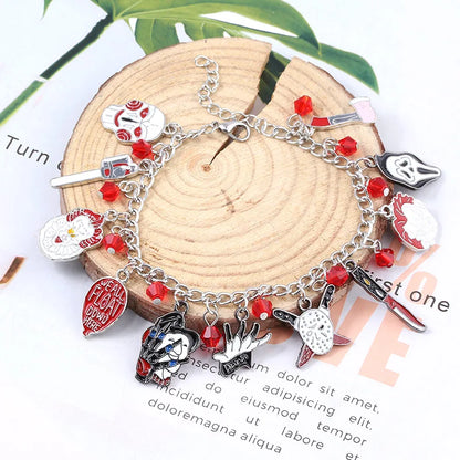 Slasher Night Charm Bracelet